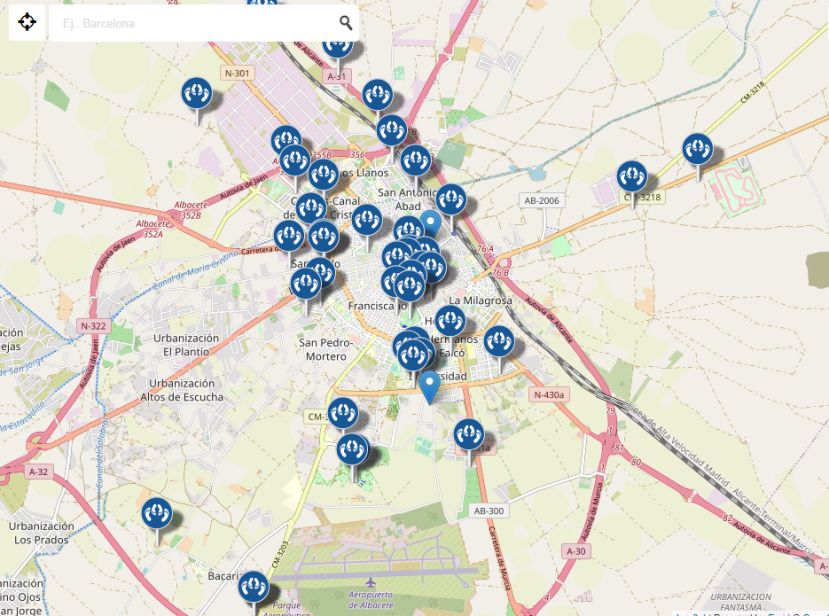 El curioso mapa de los &#039;picaderos&#039; en Albacete, con 47 &#039;sexescondites&#039; en la capital y otros tantos en la provincia